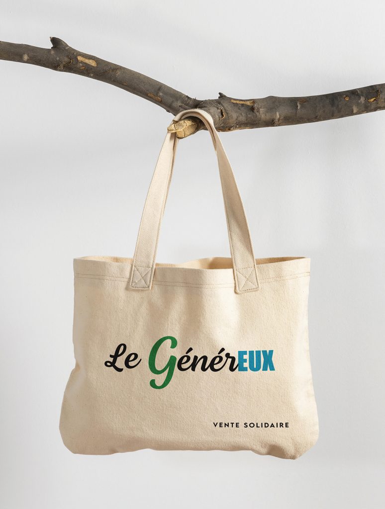 top bag avec logo le généreux