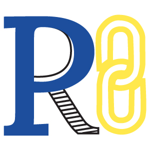 Logo PRS bleu jaune