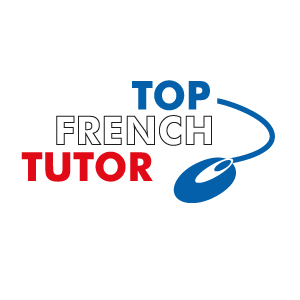 logo top french tutor bleu blanc rouge